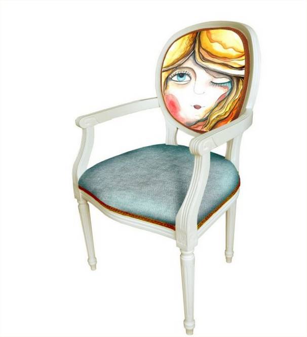 Прекрасен стол на румънската художничка Ирина Неаксу