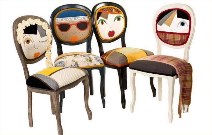 Дизайнерски столове от румънската художничка Ирина Неаксу