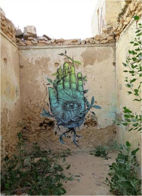 Бестиарий на уличния художник Алексис Диас: хибридни същества по стените на сградите