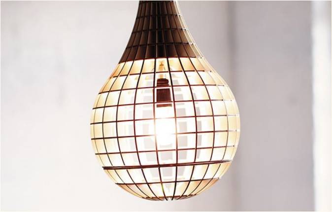 Красива висяща лампа Hemmesphere от Barend Massow