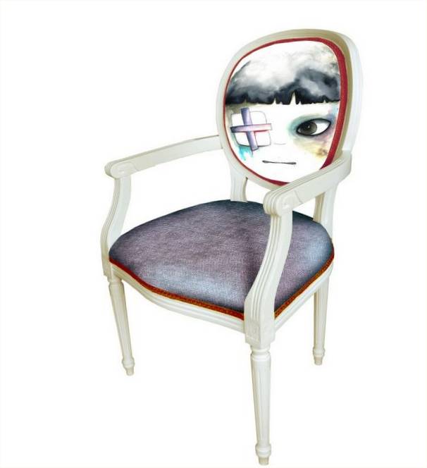 Прекрасен стол от румънската художничка Ирина Неаксу